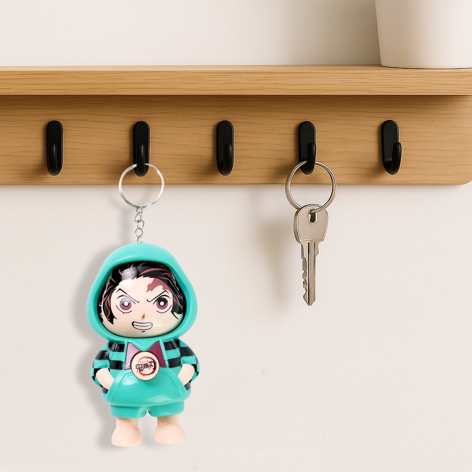 Cartoon Character Design Cute Action Figure Keychain (Mix Design & 1 Pc) Cartoon Character Design Cute Action Figure Keychain (Mix Design & 1 Pc)